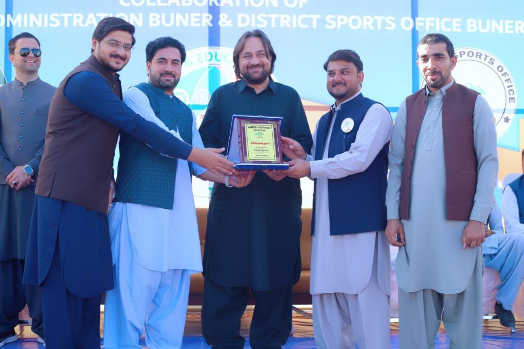 Deputy Commissioner Buner, Sir Kashif Qayum, at Umbrella Youth Gala